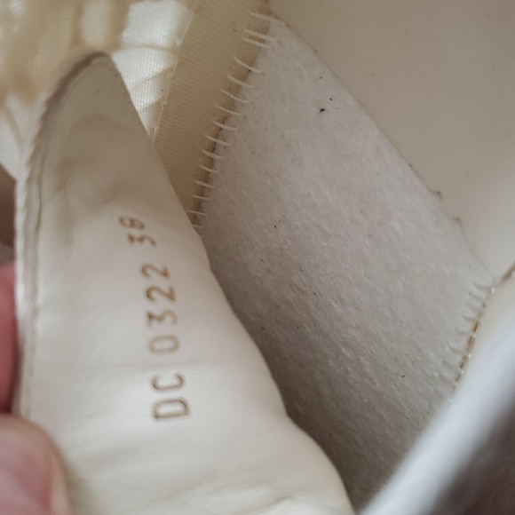 Christian Dior White Lace Sneakers Size 38 - Picture 13 of 13